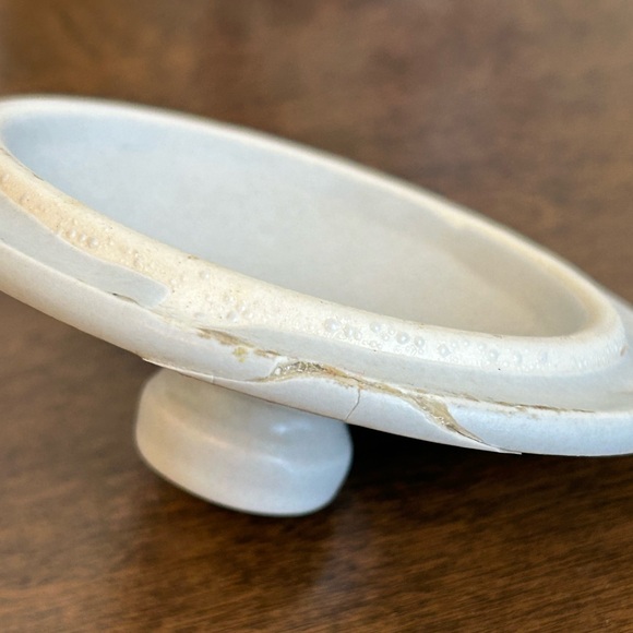 PFALTZGRAFF YORKTOWNE STONEWARE BEAN POT WITH HANDLE & LID #70 GRAY BLUE FLORAL - Picture 13 of 16